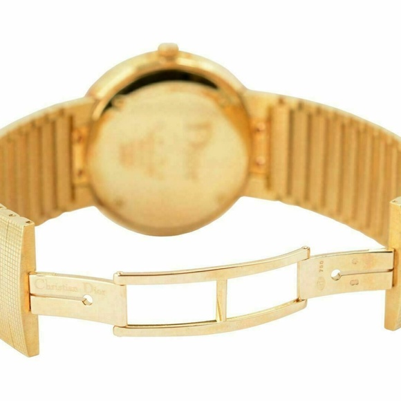 Christian Dior Diamonds Solid Swiss Gold Watch - Picture 2 of 5
